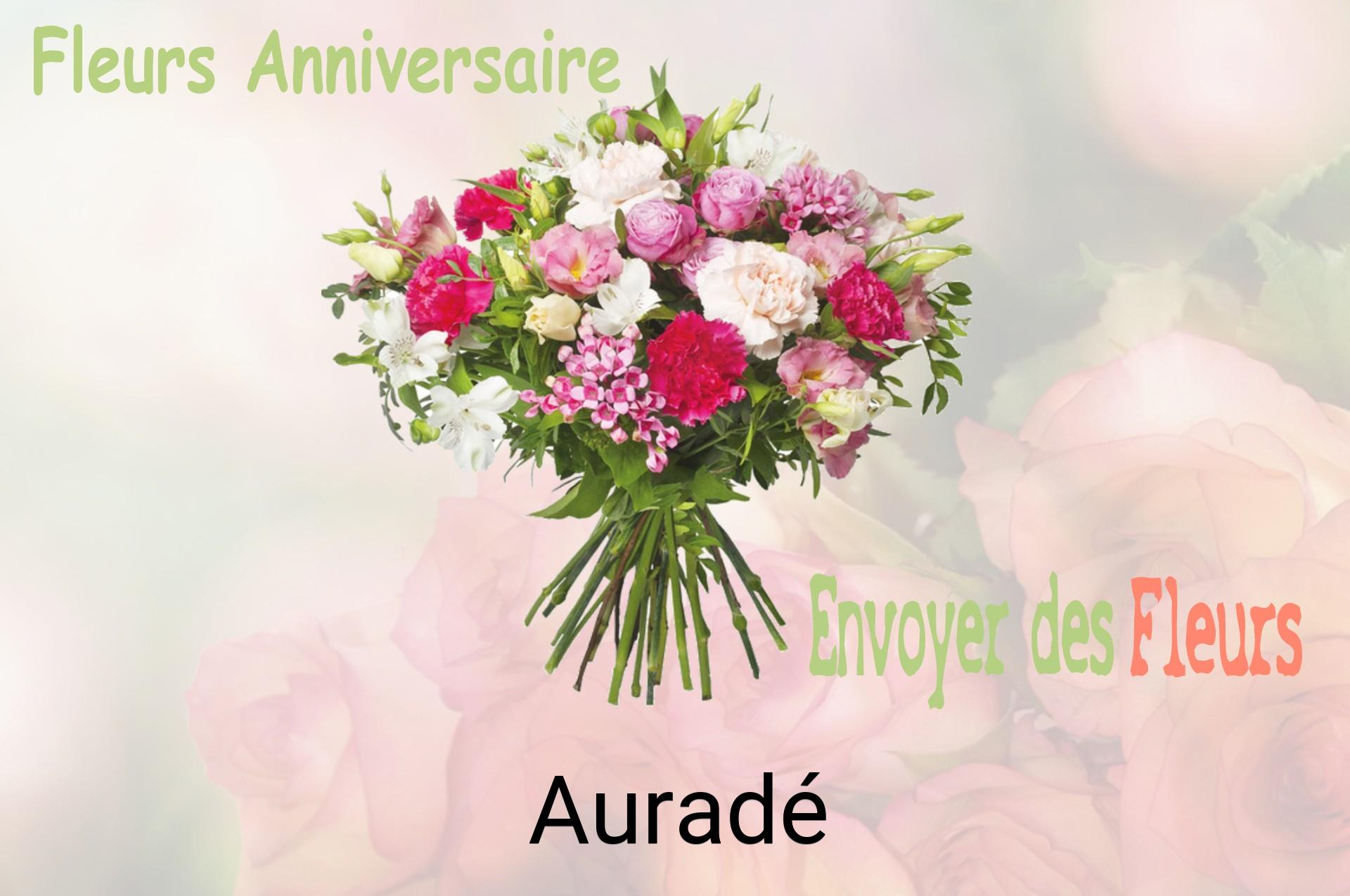 Bouquet de fleurs d’anniversaire livré à Auradé