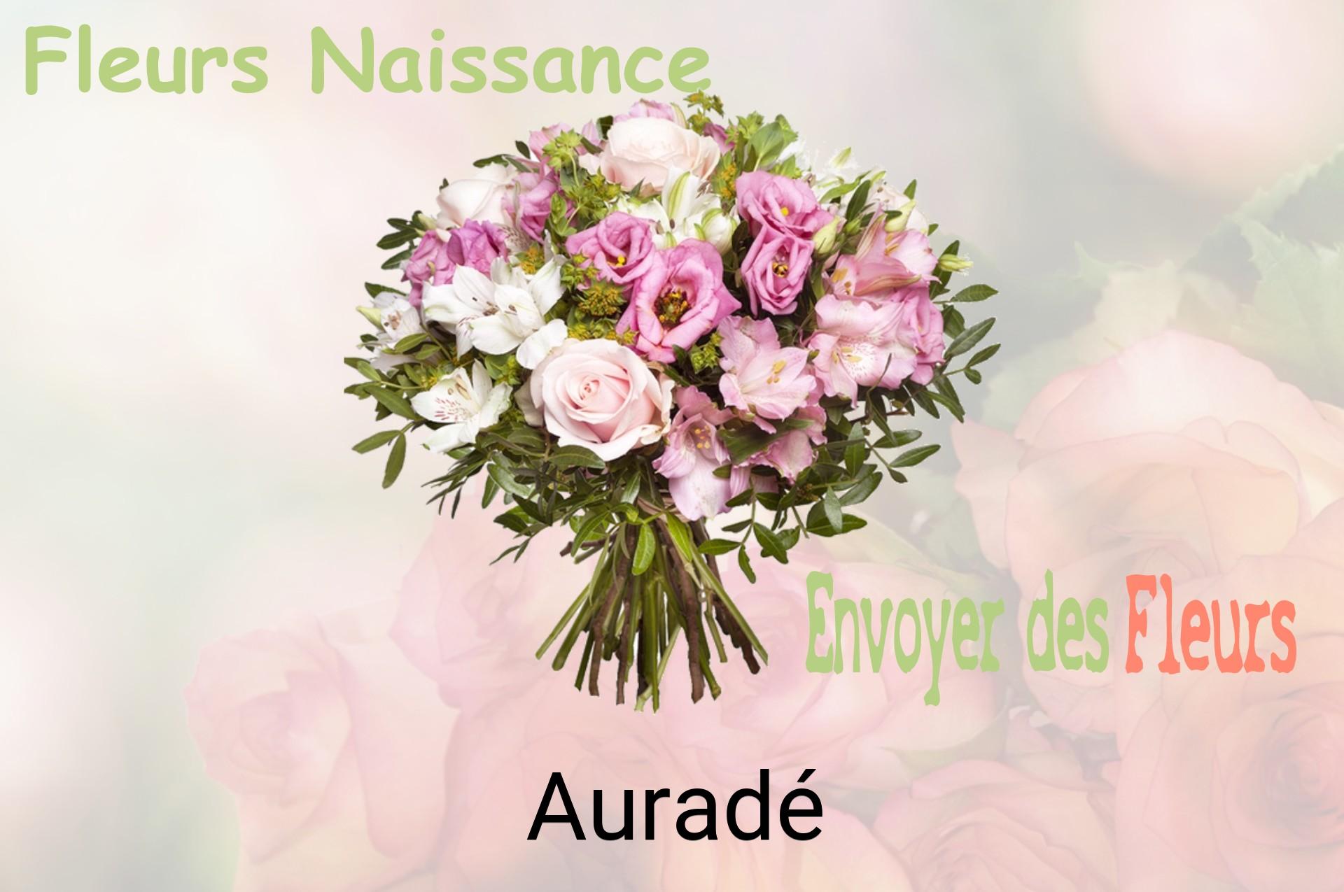 Bouquet de fleurs de naissance livré à Auradé